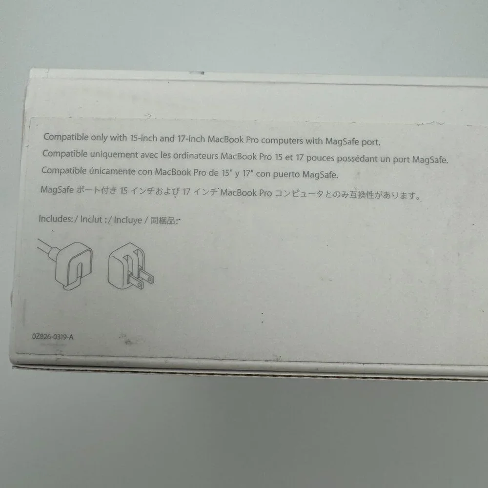 Apple, 85W MagSafe Power Adapter, For MacBook Pro – MC556LL/B A1343